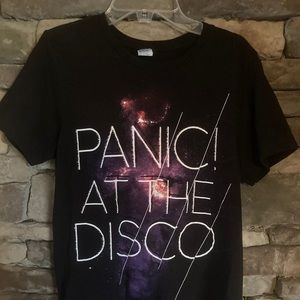 Panic at the disco t shirt size CSU